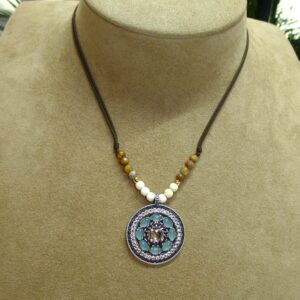 Collar Plata Piedras Naturales