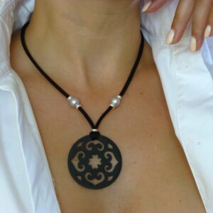 Gargantilla Perlas y Ébano