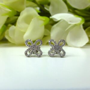 Pendientes Oro Blanco con Diamantes