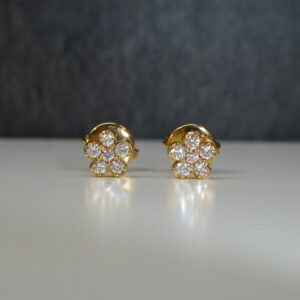 Pendientes Oro con Diamantes