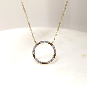 Gargantilla Oro con Diamantes